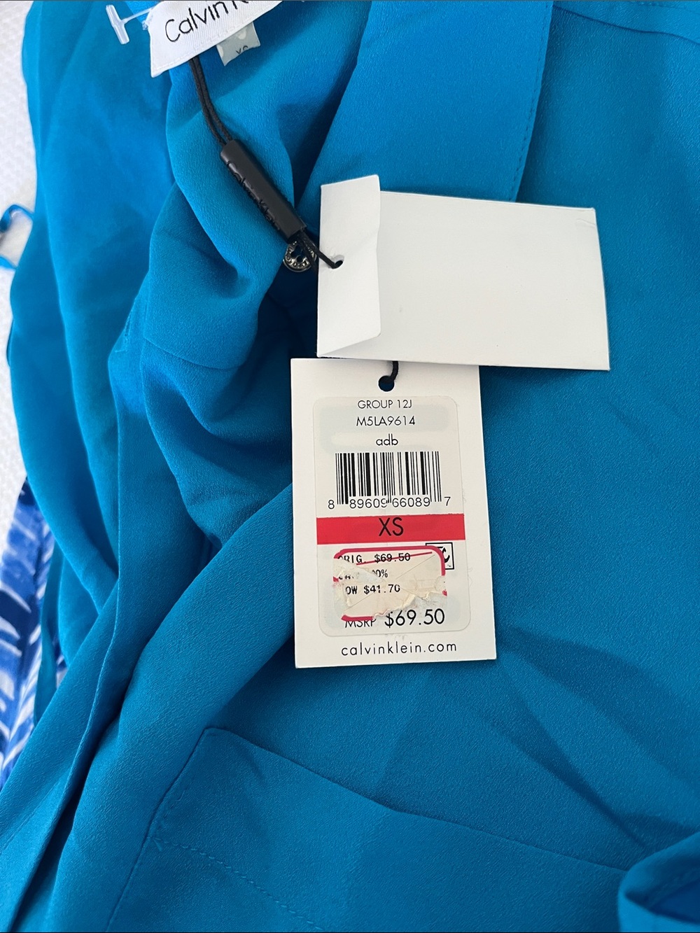 Calvin Klein Tunic Dress NWT Size XS - Picture 3 of 3